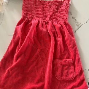 Strapless terry cloth juicy Cotoure cover up